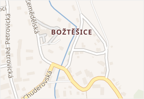 Nad Potoky v obci Ústí nad Labem - mapa ulice