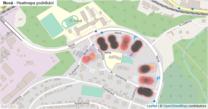Nová - mapa podnikání