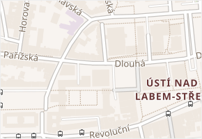 Pivovarská v obci Ústí nad Labem - mapa ulice
