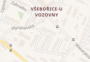 Plynárenská v obci Ústí nad Labem - mapa ulice