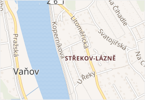 Průchodní v obci Ústí nad Labem - mapa ulice