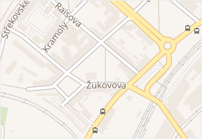Raisova v obci Ústí nad Labem - mapa ulice