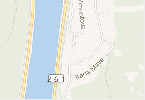 Skupova v obci Ústí nad Labem - mapa ulice