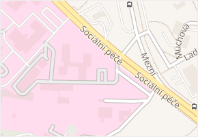 Sociální péče v obci Ústí nad Labem - mapa ulice