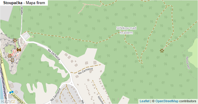 Stoupačka - mapa firem