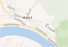 Strážná v obci Ústí nad Labem - mapa ulice
