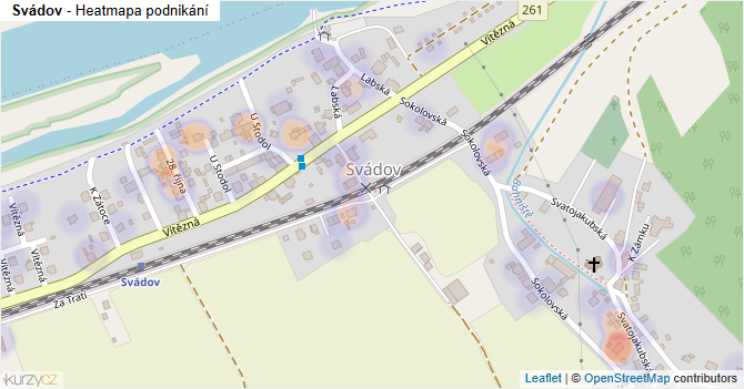 Svádov - mapa podnikání