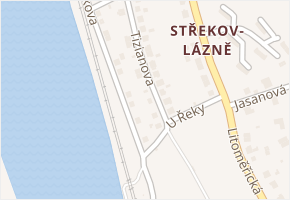 Tizianova v obci Ústí nad Labem - mapa ulice