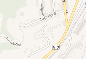 Turistická v obci Ústí nad Labem - mapa ulice