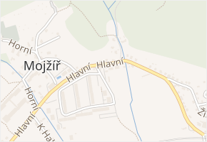 U Lázní v obci Ústí nad Labem - mapa ulice