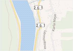 U Viaduktu v obci Ústí nad Labem - mapa ulice