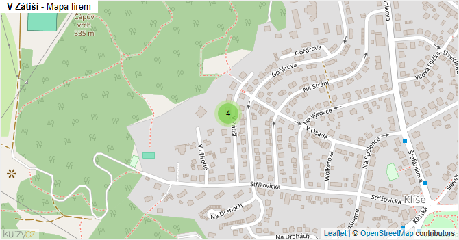 V Zátiší - mapa firem