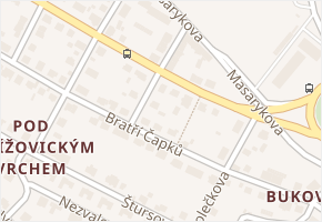 Ve Stromkách v obci Ústí nad Labem - mapa ulice