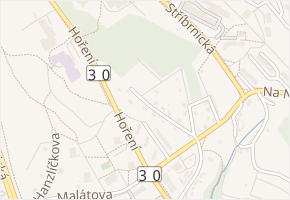 Ve Strouze v obci Ústí nad Labem - mapa ulice