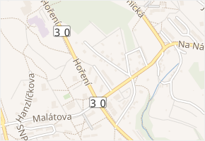Ve Struze v obci Ústí nad Labem - mapa ulice