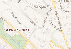 Ve Strži v obci Ústí nad Labem - mapa ulice