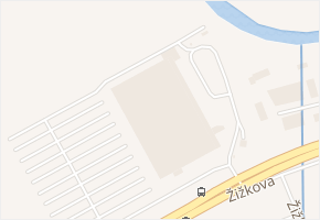 Žižkova v obci Ústí nad Labem - mapa ulice