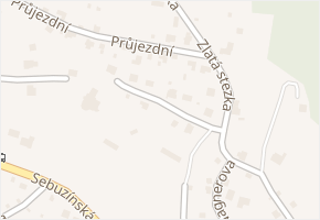 Zlatá stezka v obci Ústí nad Labem - mapa ulice