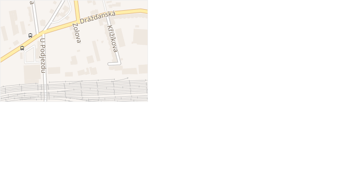 Zolova v obci Ústí nad Labem - mapa ulice