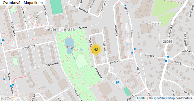 Zvonková - mapa firem