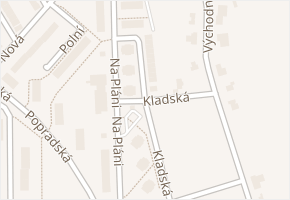 Kladská v obci Ústí nad Orlicí - mapa ulice
