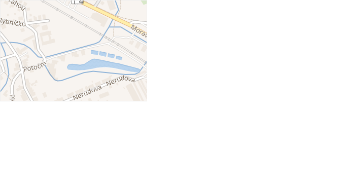 Potoční v obci Ústí nad Orlicí - mapa ulice