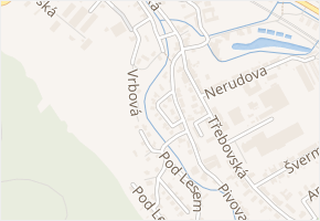U Řeky v obci Ústí nad Orlicí - mapa ulice