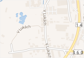 V Lukách v obci Ústí nad Orlicí - mapa ulice