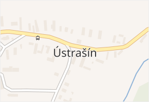 Ústrašín v obci Ústrašín - mapa části obce