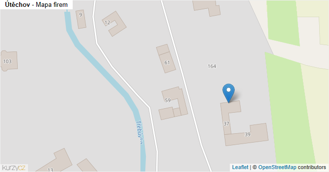 Útěchov - mapa firem