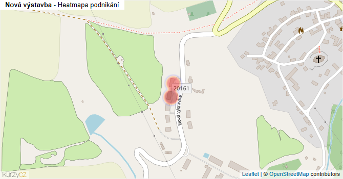 Nová výstavba - mapa podnikání