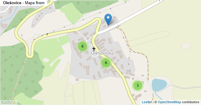 Olešovice - mapa firem
