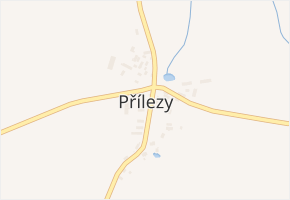 Přílezy v obci Útvina - mapa části obce