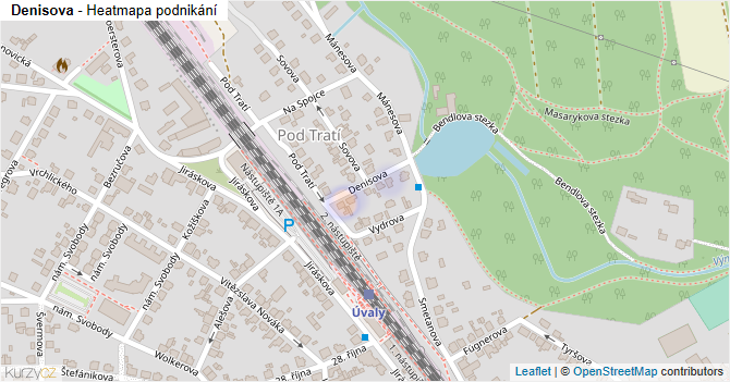 Denisova - mapa podnikání