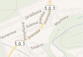Do Hodova v obci Úvaly - mapa ulice