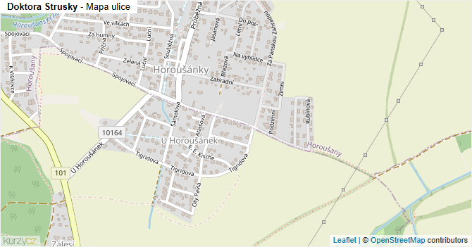 Doktora Strusky - mapa ulice