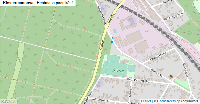 Klostermannova - mapa podnikání