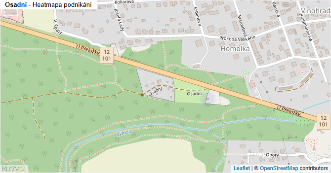 Osadní - mapa podnikání