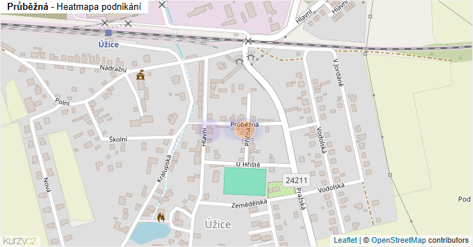 Průběžná - mapa podnikání