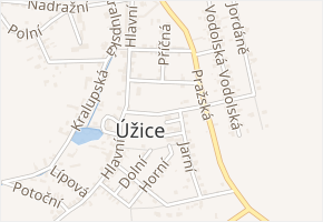 Zemědělská v obci Úžice - mapa ulice