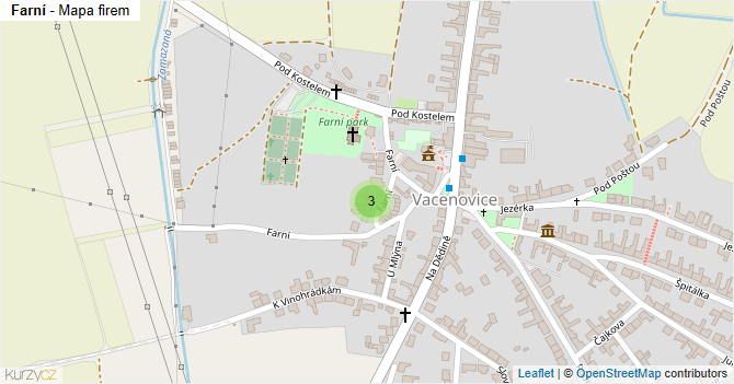 Farní - mapa firem