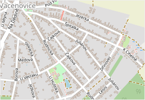 Kopce v obci Vacenovice - mapa ulice