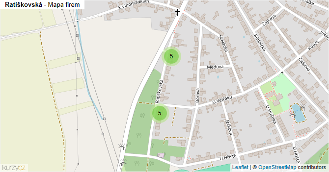 Ratíškovská - mapa firem