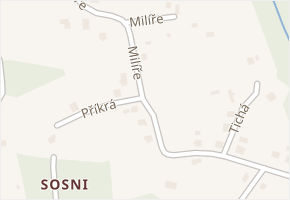 Milíře v obci Václavovice - mapa ulice