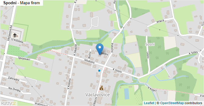 Spodní - mapa firem