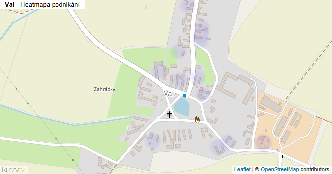 Val - mapa podnikání