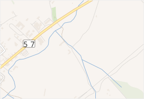 Trhovisko v obci Valašské Klobouky - mapa ulice