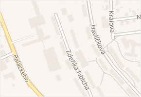 Zdeňka Fibicha v obci Valašské Meziříčí - mapa ulice