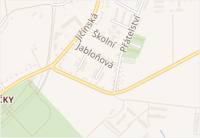 Jižní I v obci Valdice - mapa ulice