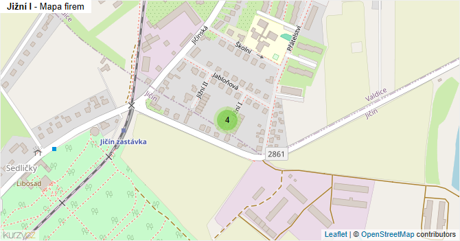 Jižní I - mapa firem